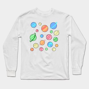 Colorful planets Long Sleeve T-Shirt